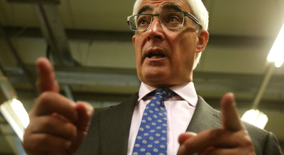 And the fate of the Union rests with… Alistair Darling