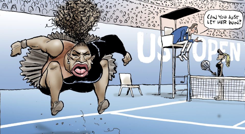 Serena, that cartoon and the truth about bigotry