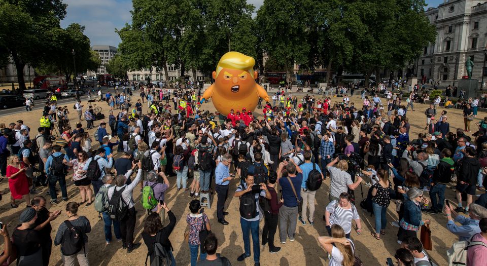 Those anti-Trump protests were really, really weird