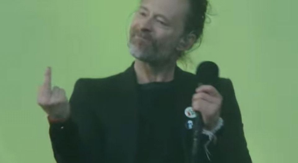 Three cheers for Thom Yorke