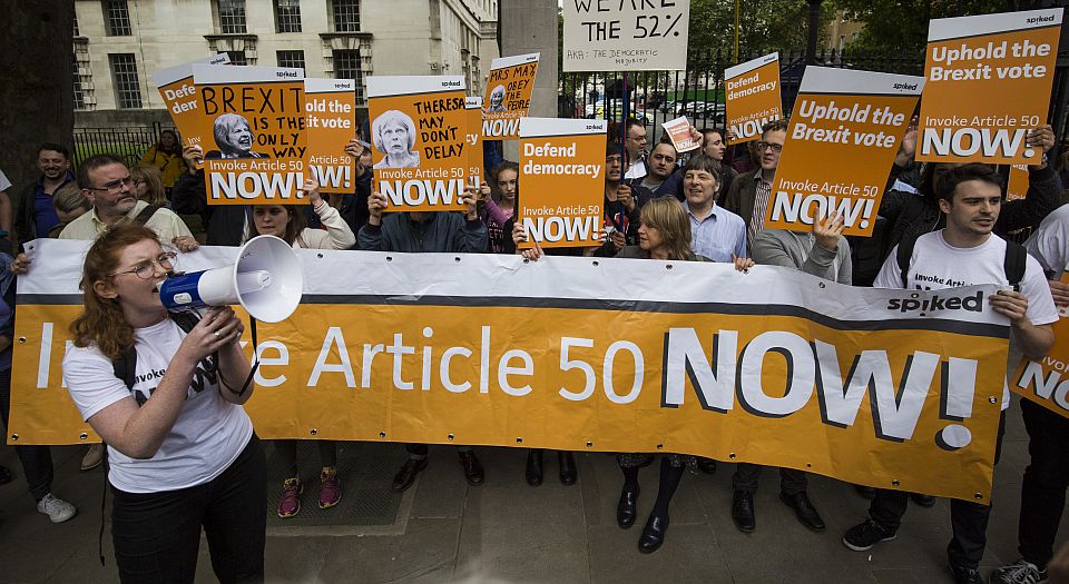 Why we protested at Theresa May’s first speech