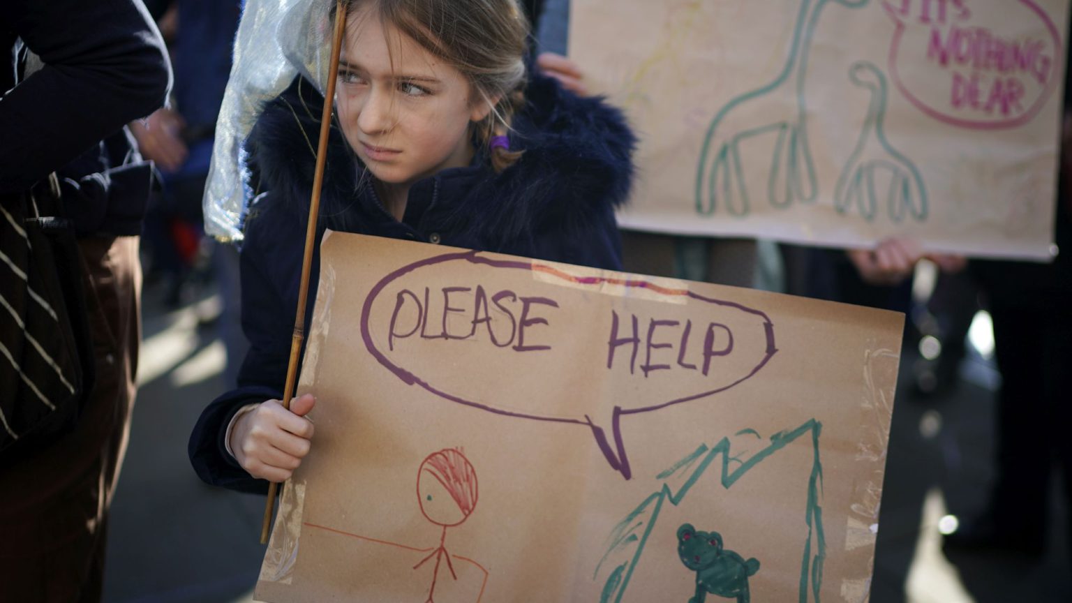 Keep kids out of the climate debate