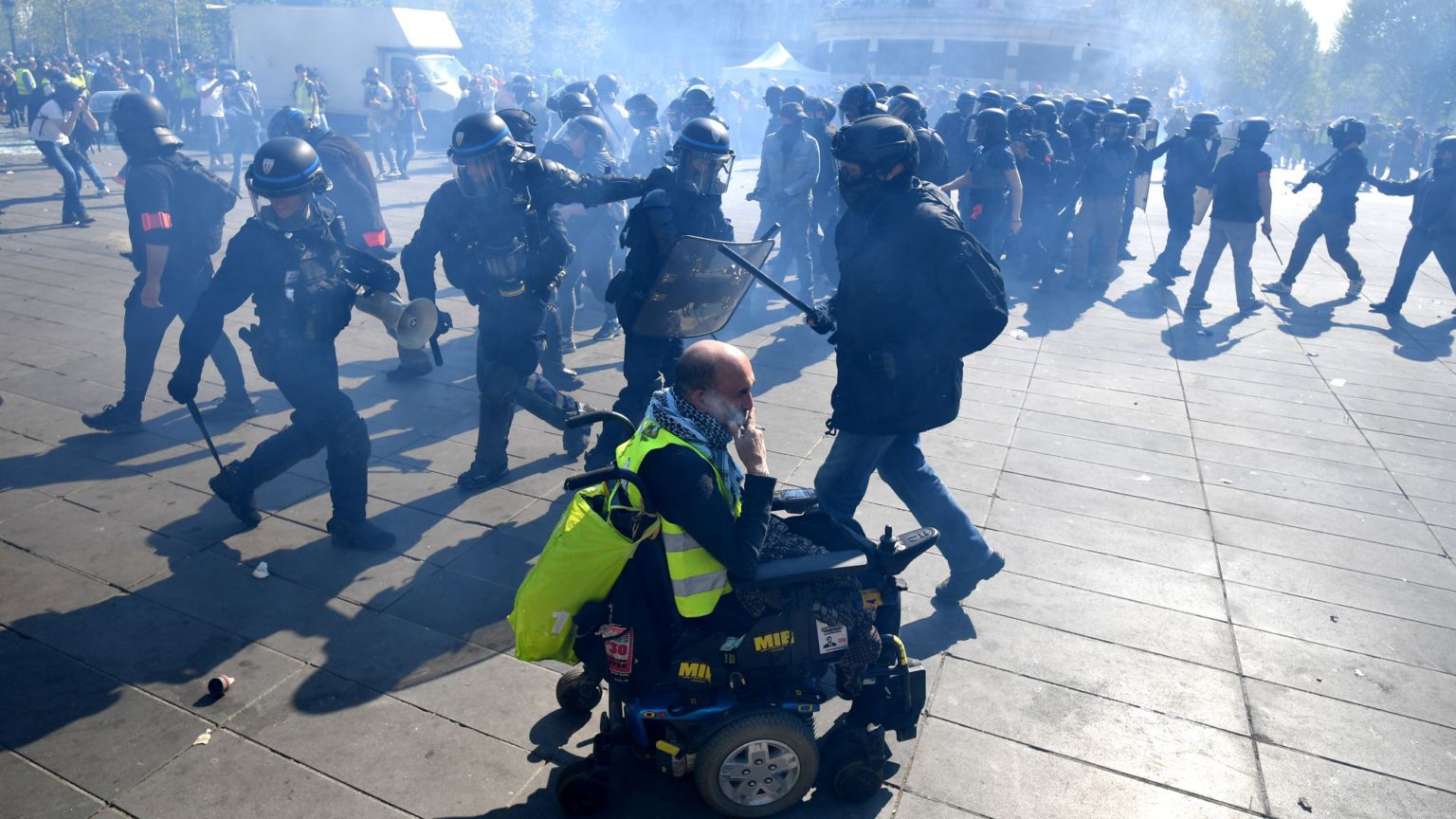 Now the French police are attacking disabled people - spiked