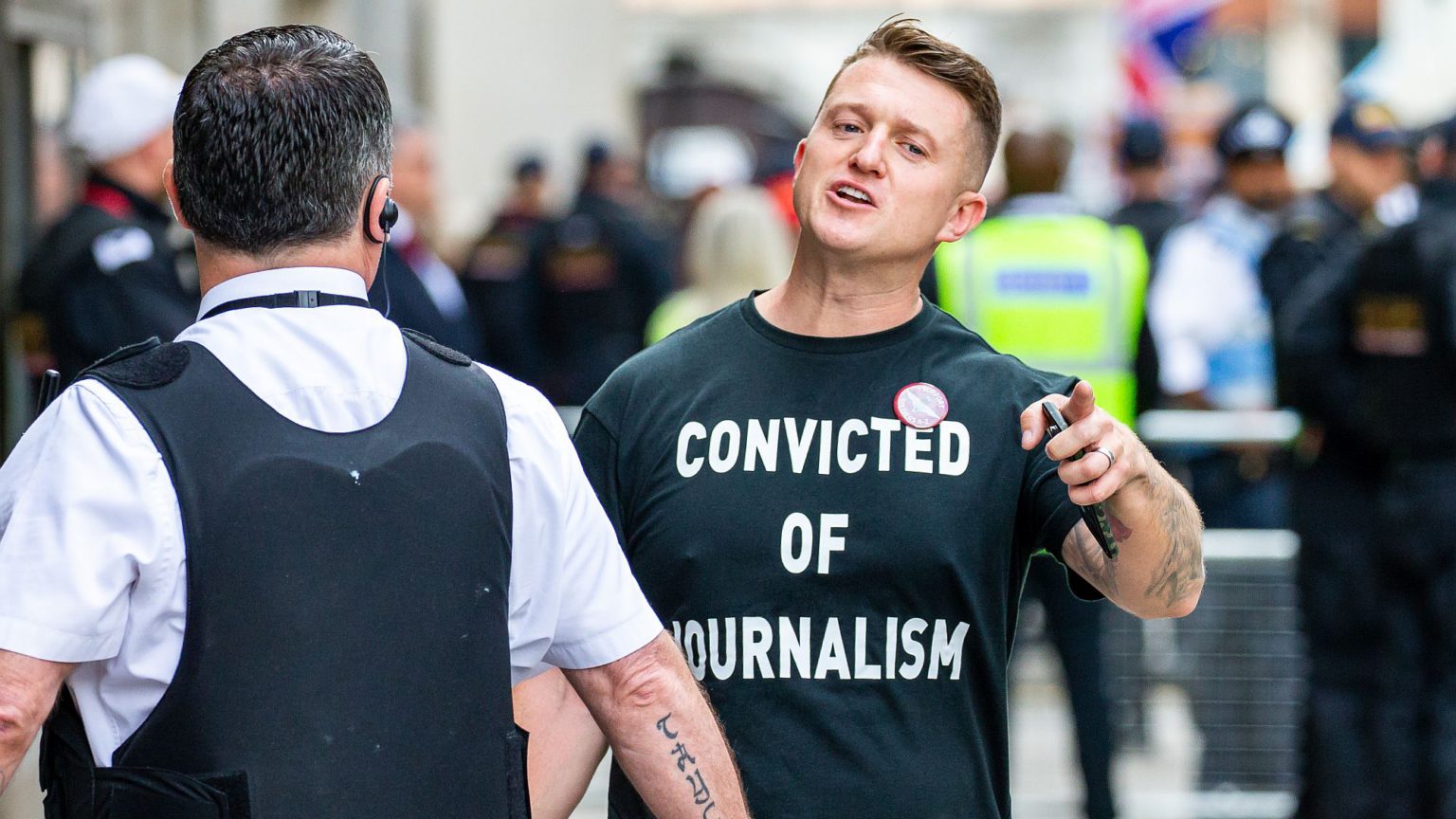 Tommy Robinson was not ‘convicted of journalism’