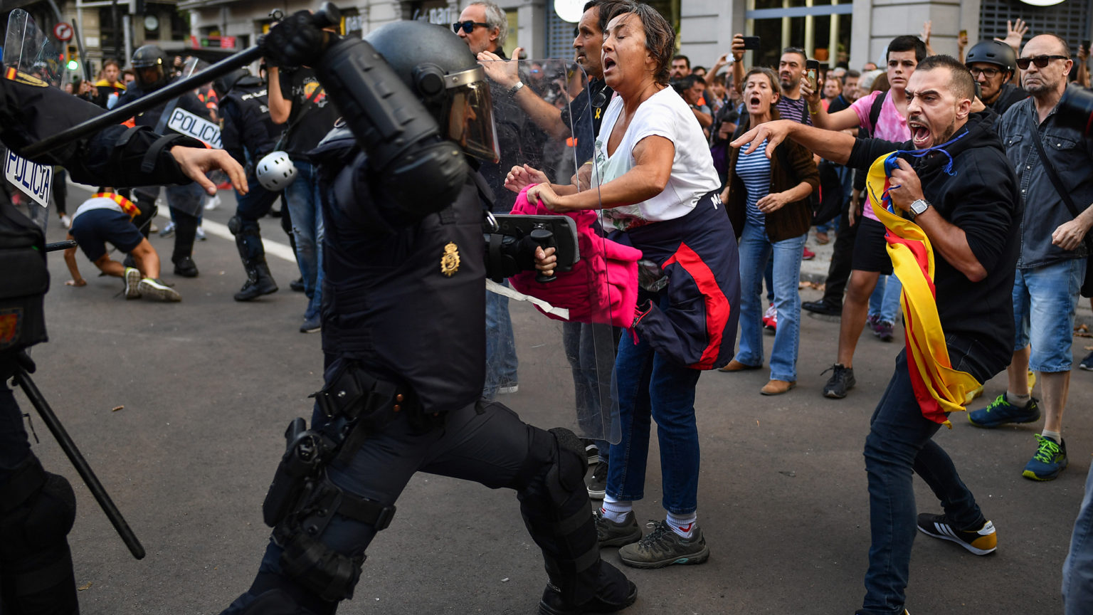 The brutal crackdown in Catalonia