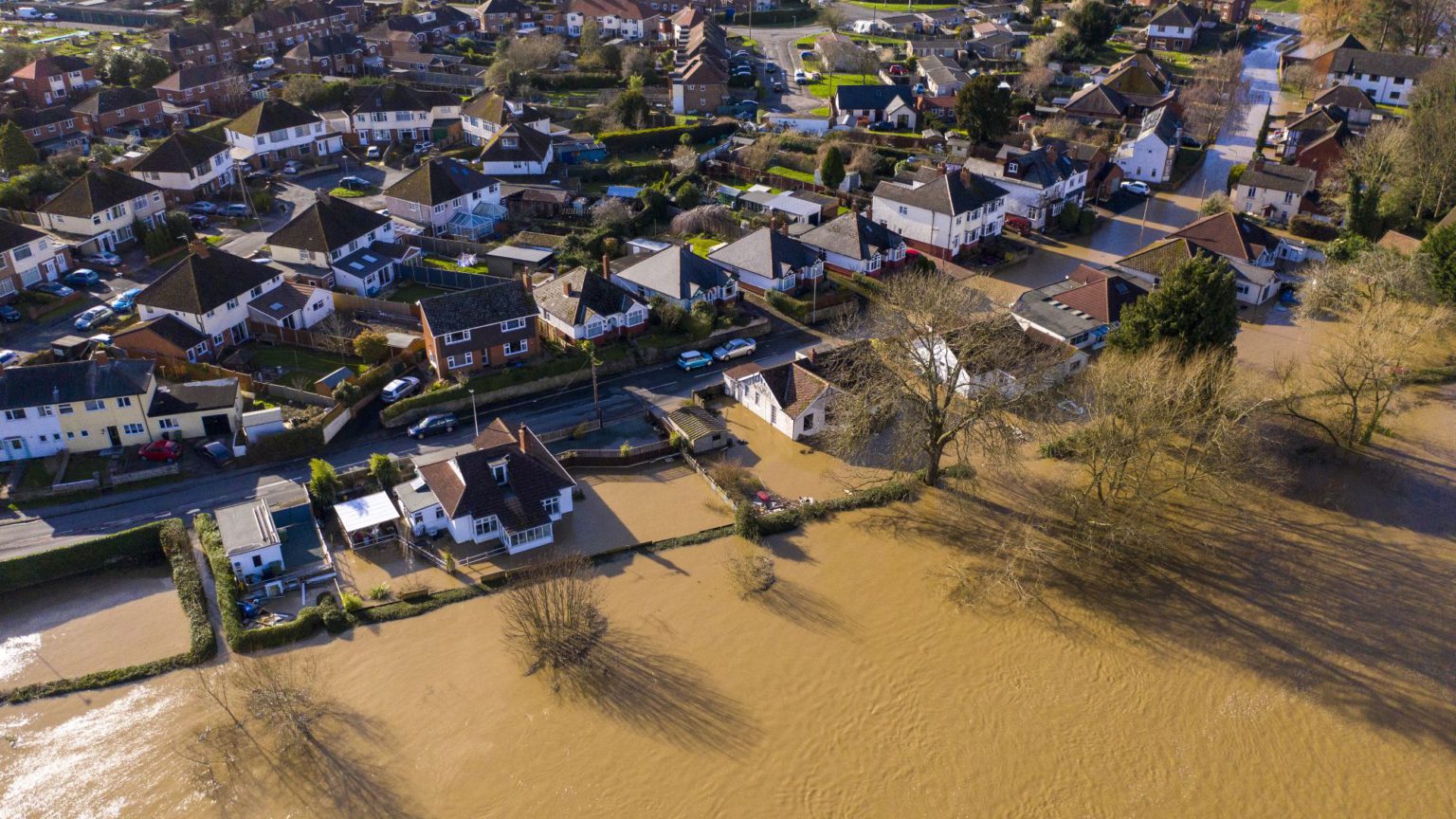 No, the floods are not caused by climate change