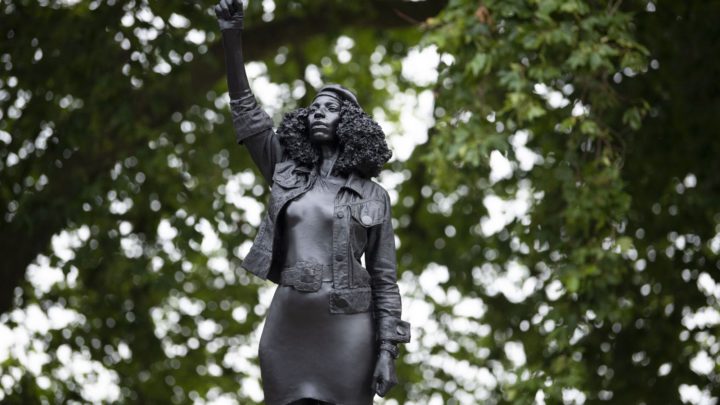 Who would Black Lives Matter erect a statue to?