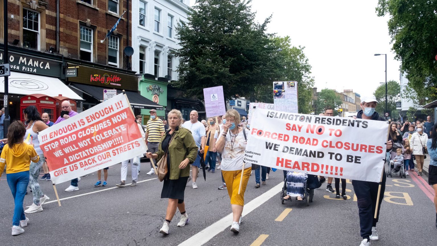 A revolt against road closures