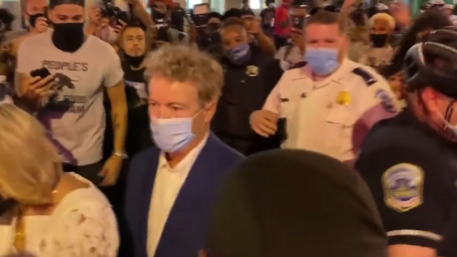 Mobbing Rand Paul: the idiocy of woke activists