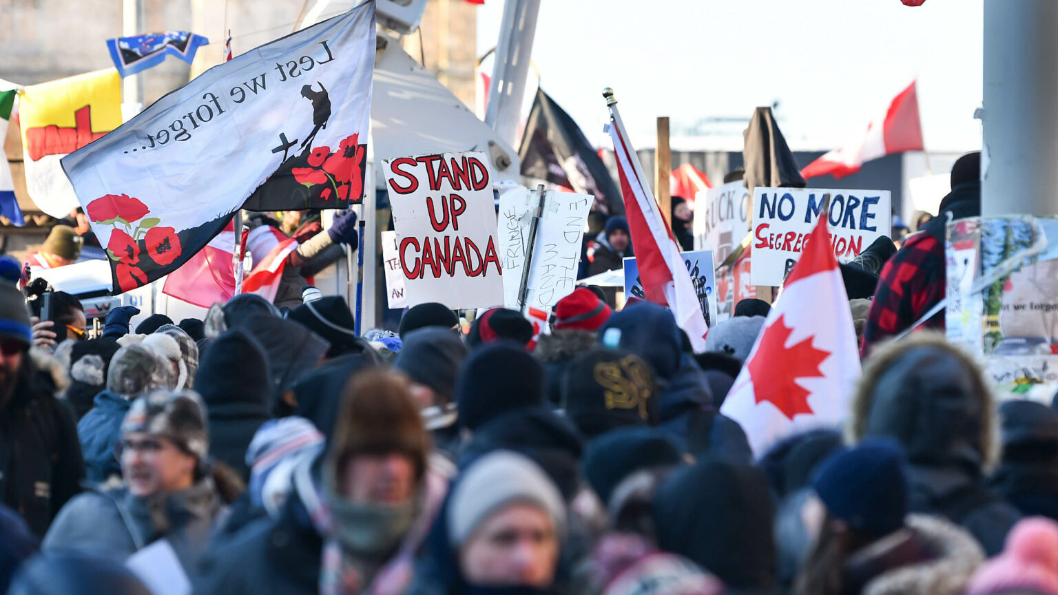 The propaganda war on the Canadian truckers