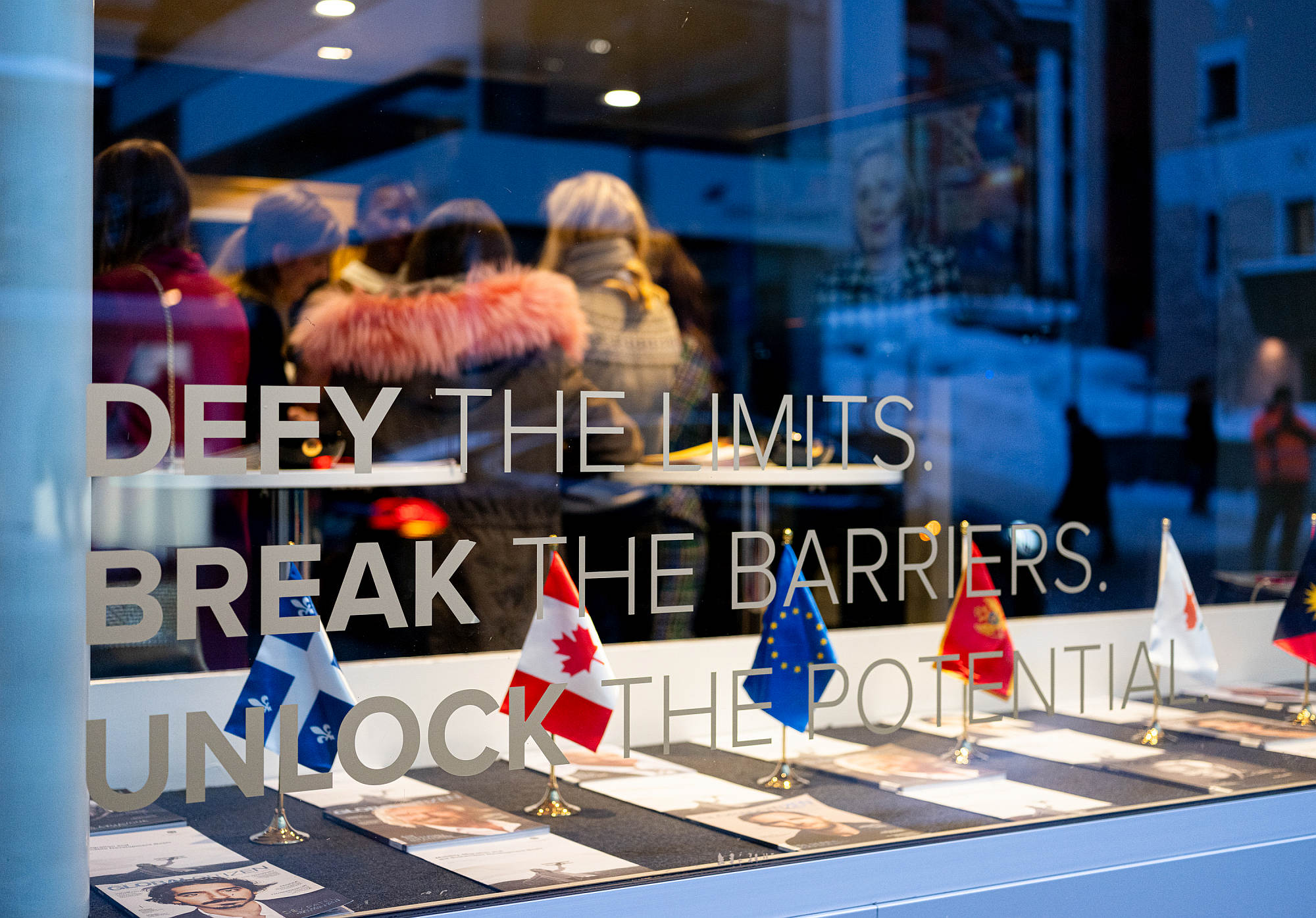 The 'Beyond Boundaries' event at the World Economic Forum, 21 January 2020, in Davos, Switzerland.