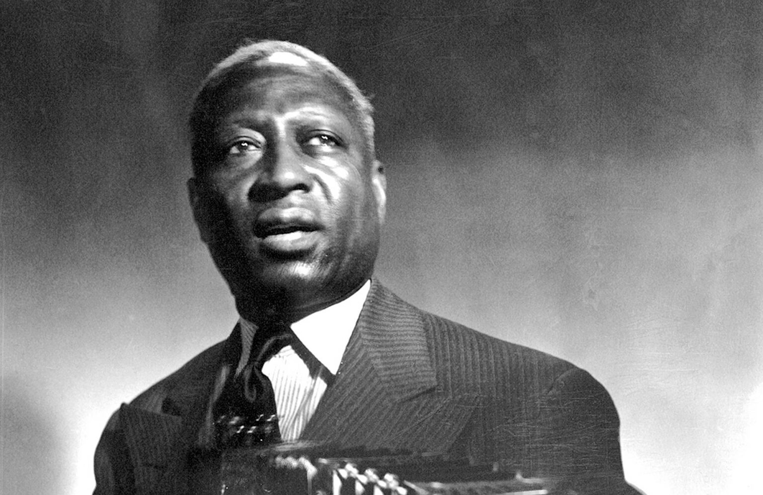 Hudson Ledbetter, otherwise known as 'Lead Belly', pictured in 1942.