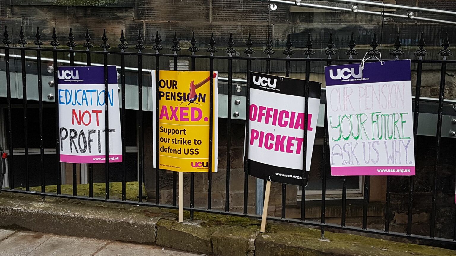 UCU placards