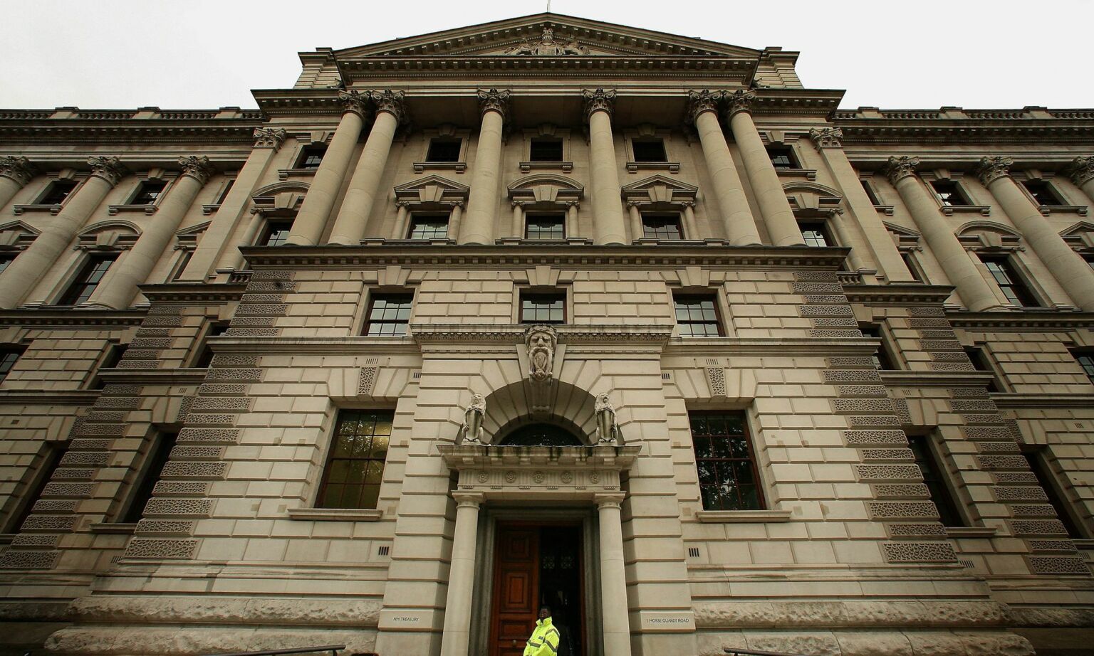 The Treasury in Central London, October 2008.