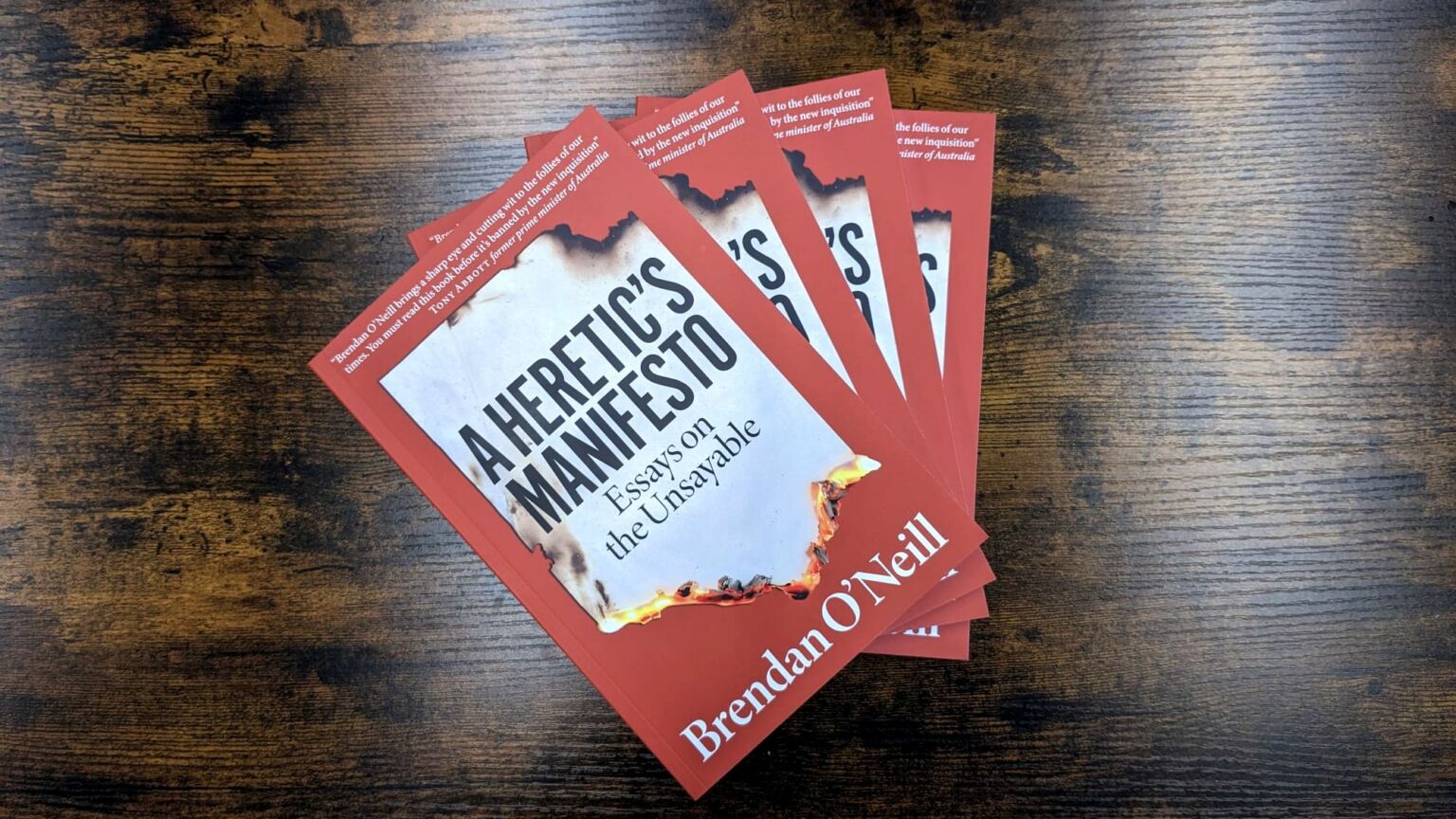 Get your signed copy of Brendan O’Neill’s new book