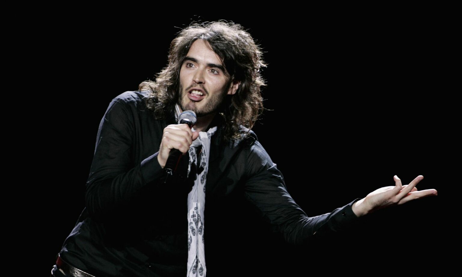 Russell Brand performing at the Royal Albert Hall in 2006.