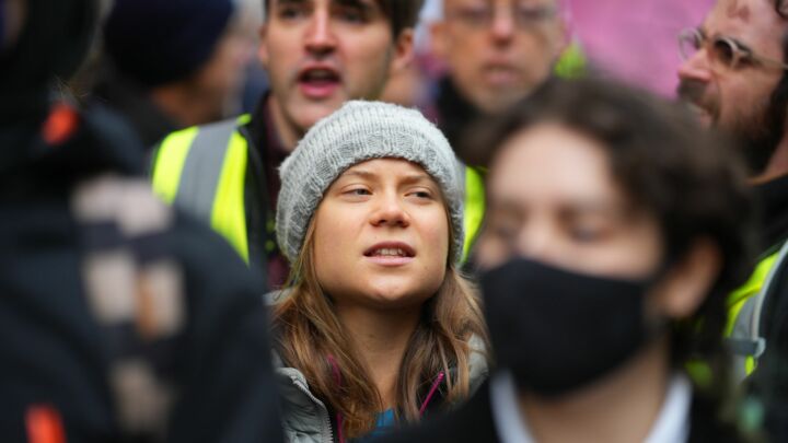 Now Greta is protesting against wind farms