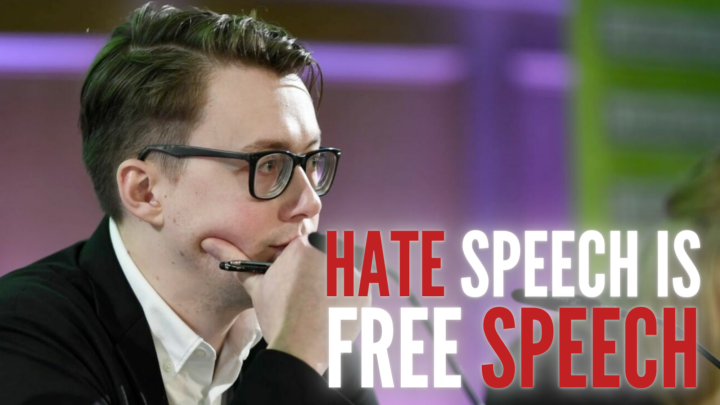 Hate speech is free speech