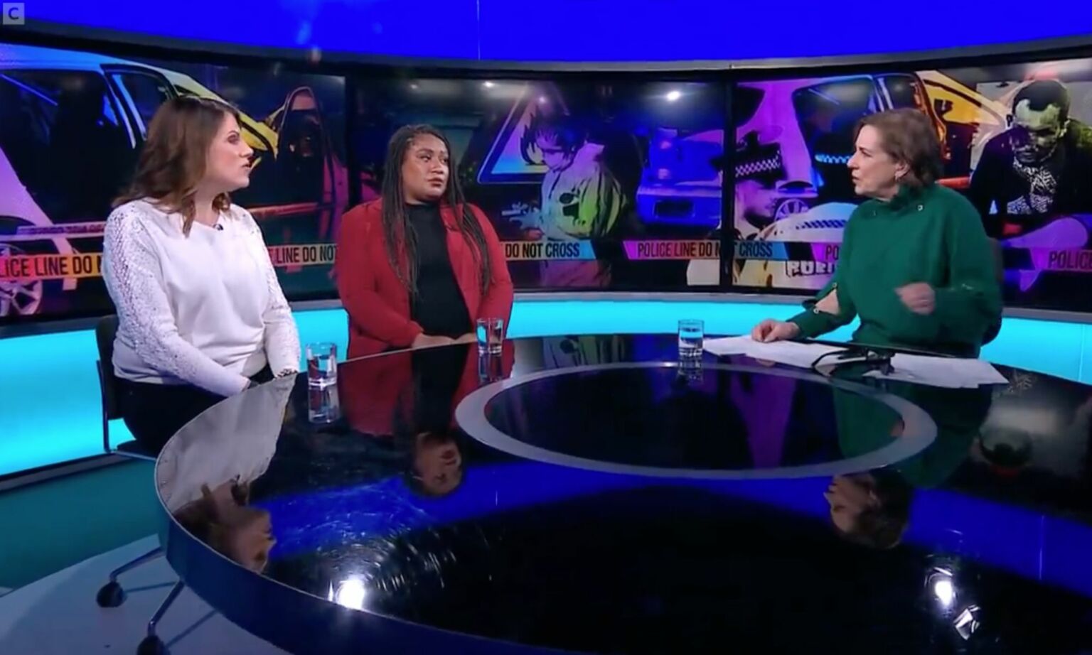 Caroline Nokes and Bell Ribeiro-Addy on Newsnight.