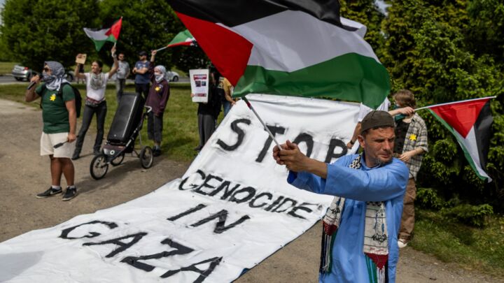 Why are pro-Palestine protesters heckling Holocaust survivors?