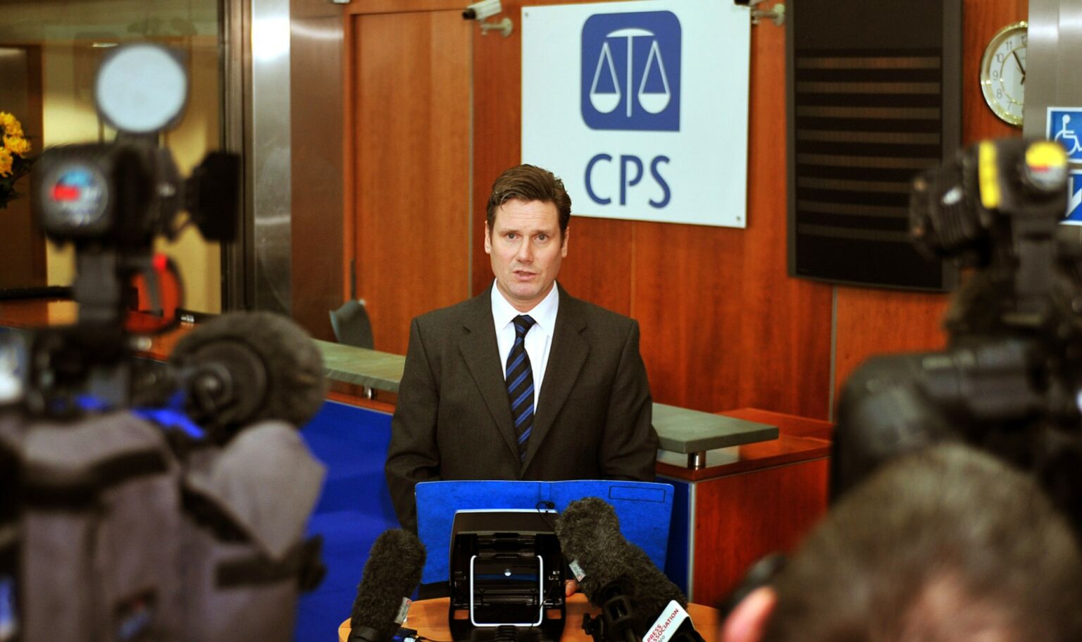 Keir Starmer, then the director of public prosecutions, speaking on 5 February 2010.