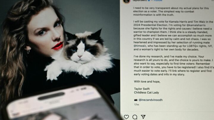 No, Taylor Swift won’t swing the presidential election