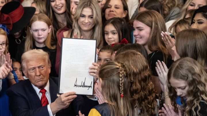 Why did it fall to Trump to get men out of women’s sports?