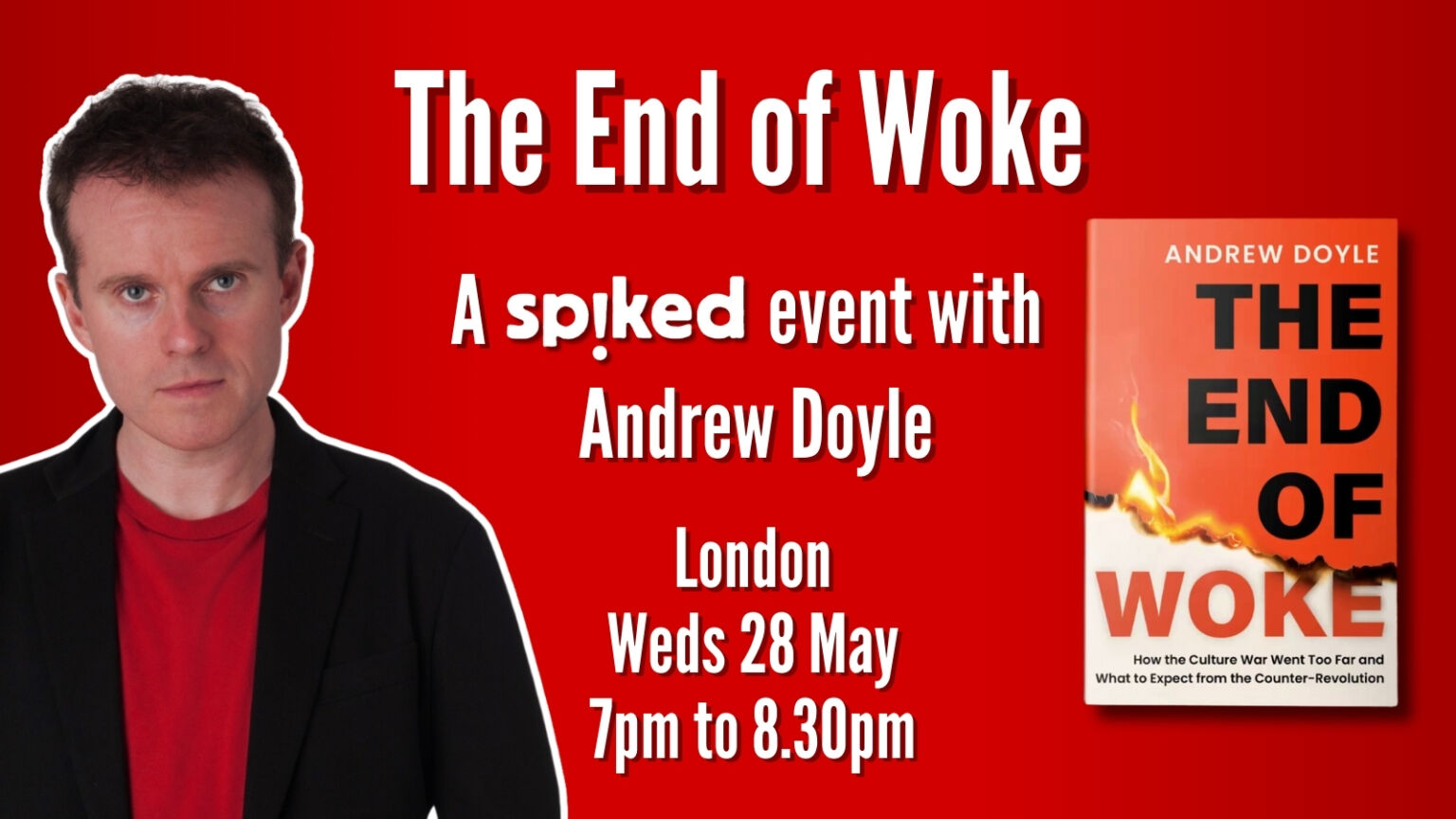 <em>The End of Woke</em> – see Andrew Doyle live in London
