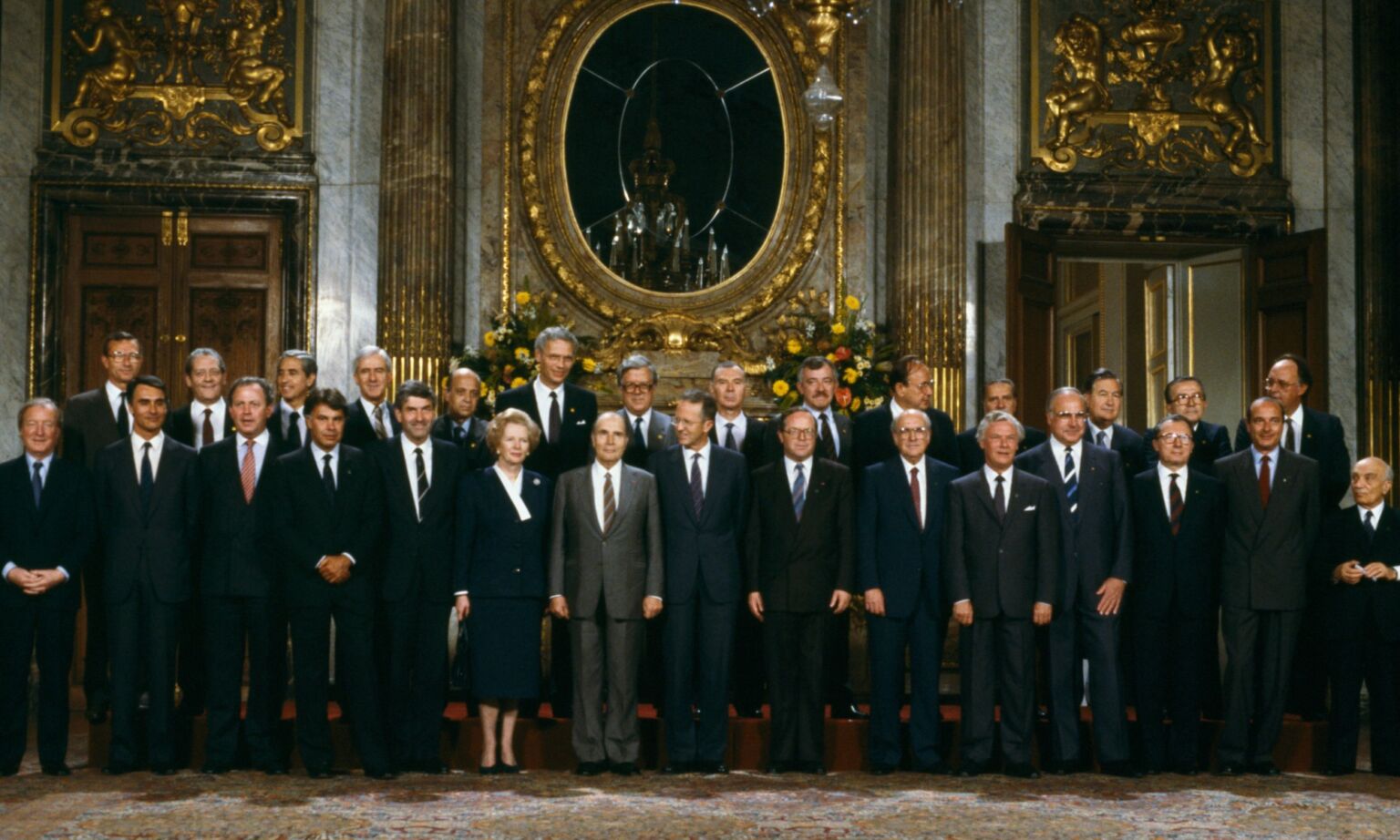 Heads of state meet for the Brussels European Union Summit, 29 June 1987