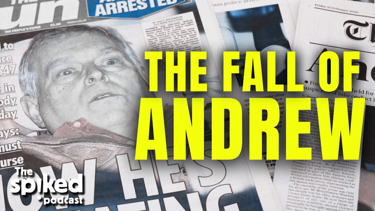 Andrew, Epstein and our feckless elites