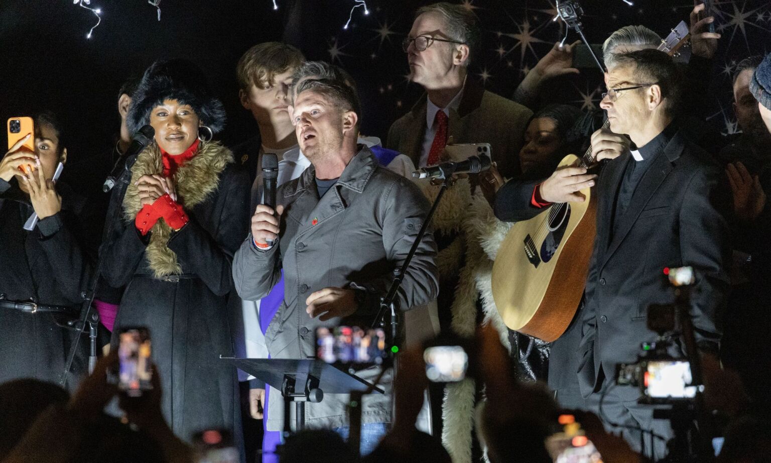 Tommy Robinson's carol concert, London, 13 December 2025