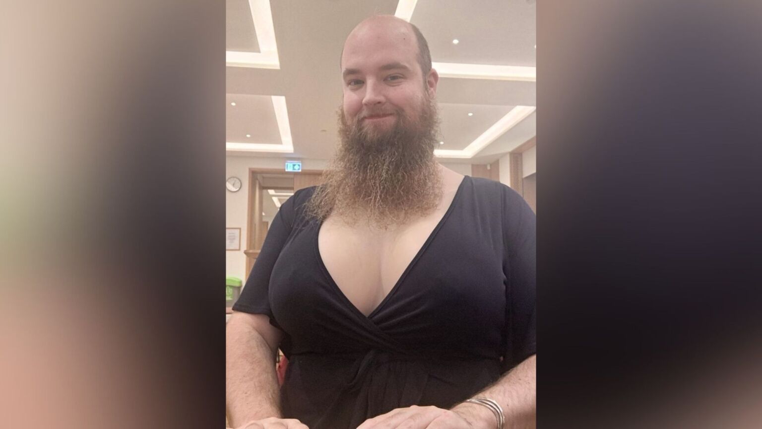 Why is Oxford indulging a lecturer who wears his plastic breasts at work?