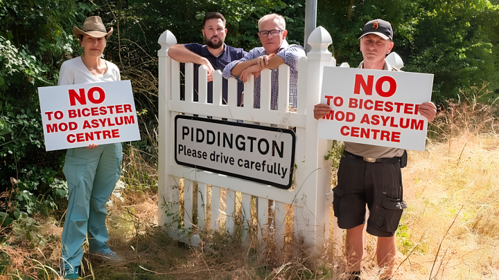 Why an Oxfordshire village has erupted over illegal immigration