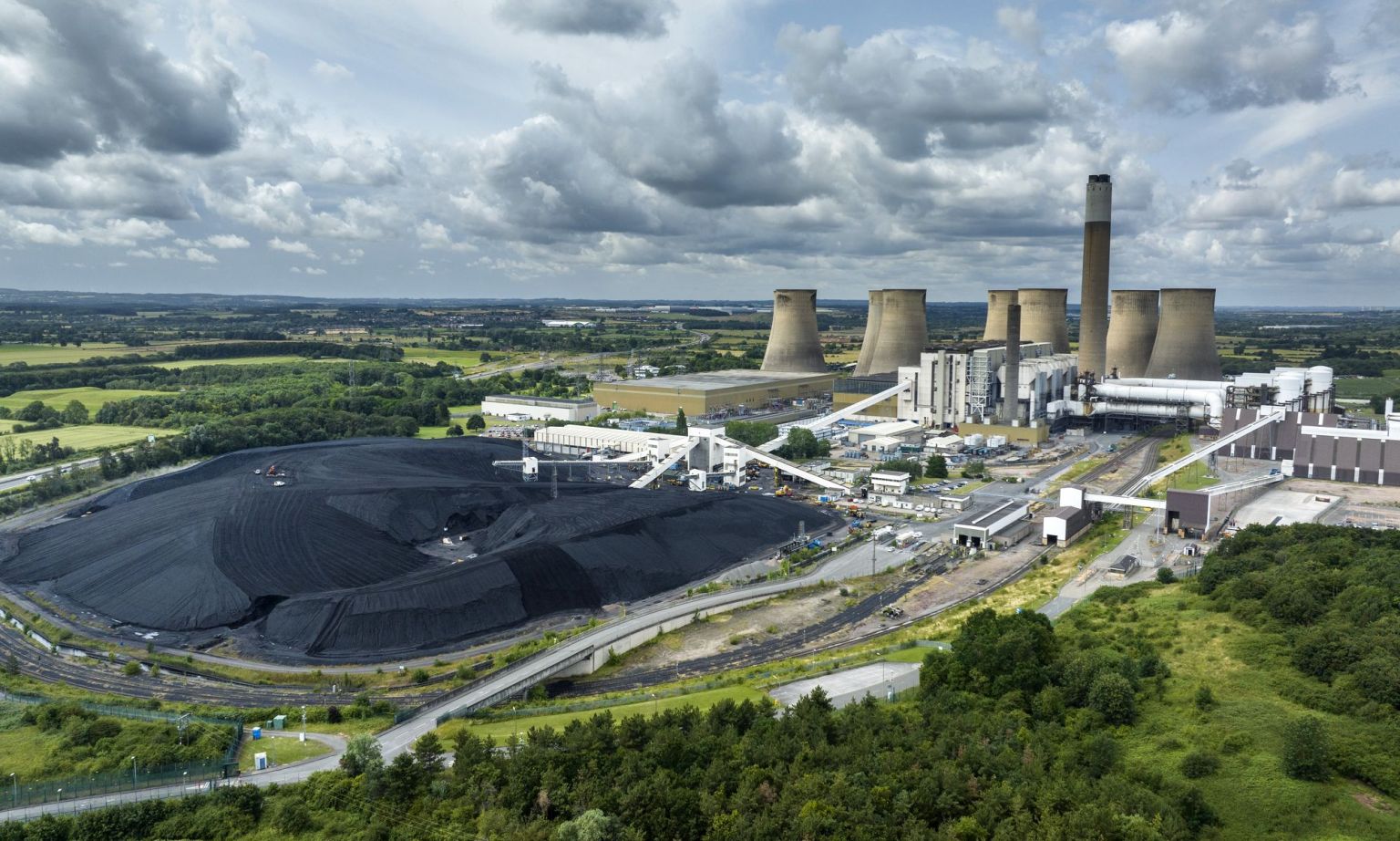 Ratcliffe on Soar, Britain’s last coal-fired power station, was decommissioned in September 2024.
